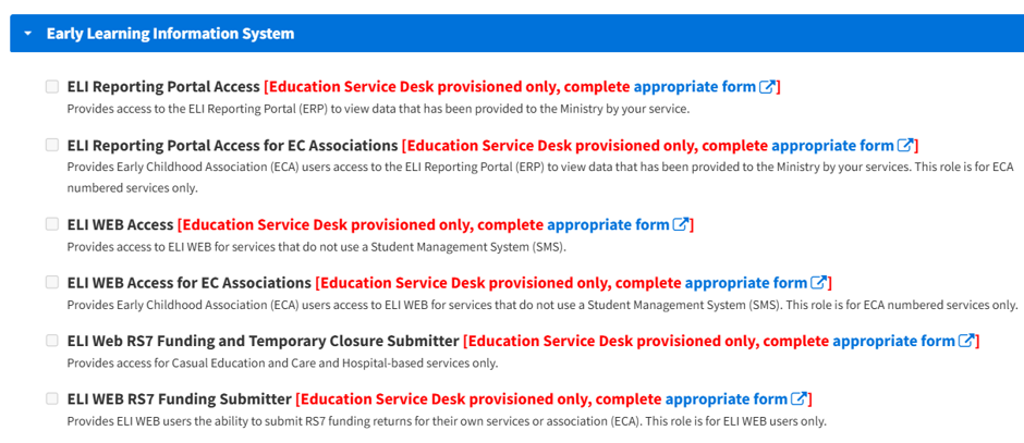 Delegated Authoriser Invite ELI screen